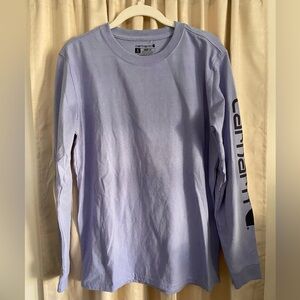 Carhartt Women’s Dearborn Loose LS logo shirt